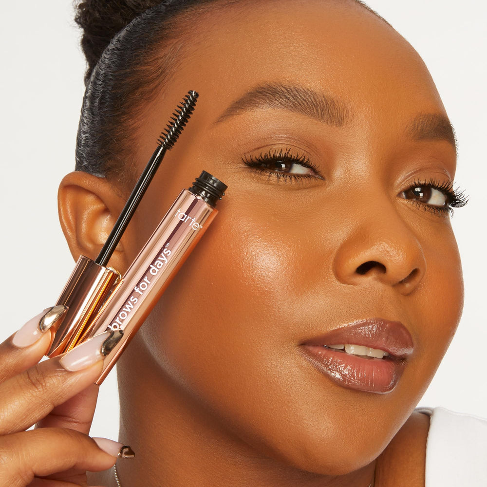 tarte brows for days framing gel cucumber and glycerin nourish and hydrate the brow area