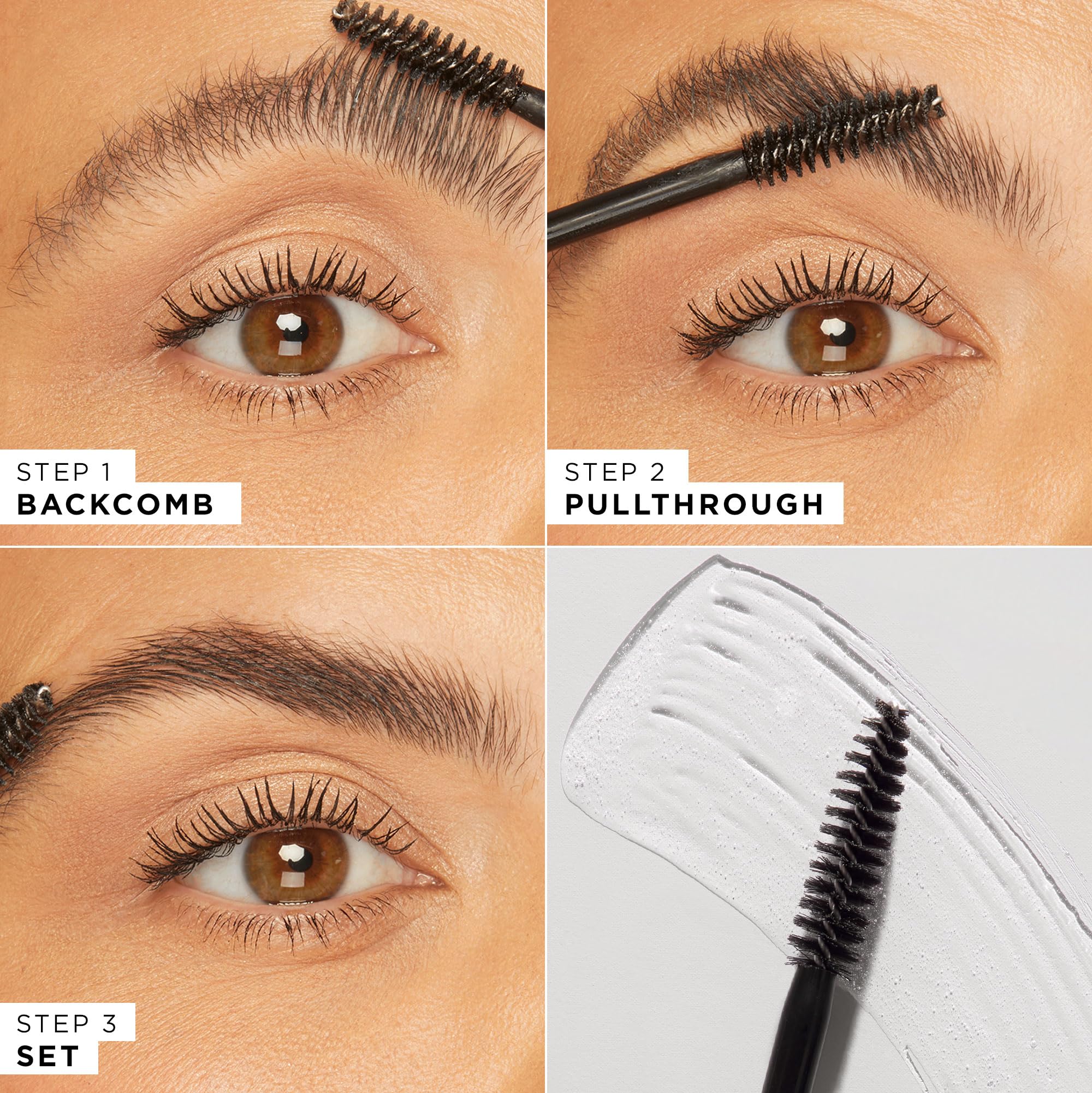 tarte brows for days framing gel soft setting finish with clean, residue-free hold