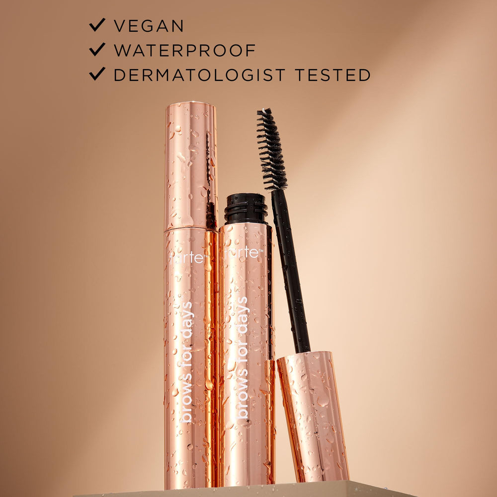 tarte brows for days framing gel vegan cruelty-free formulation