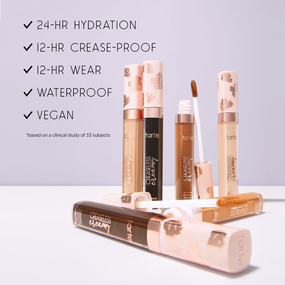 tarte creaseless concealer maracuja hydration and vitamin C brighten.