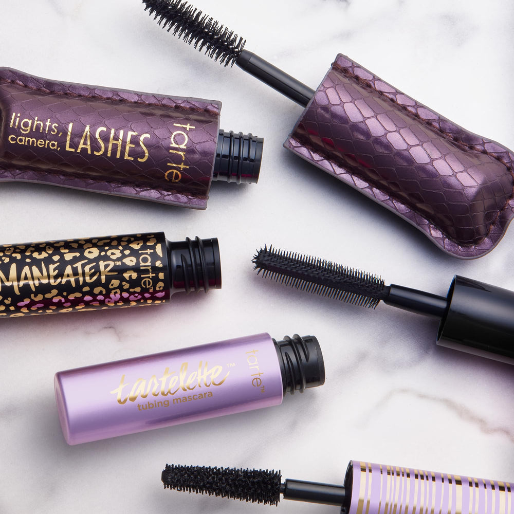 Cruelty-free tarte mascara trio supports a clean beauty routine.