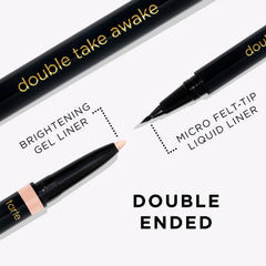 tarte Double Take Awake brightening gel eyeliner brightens eyes for a rested look