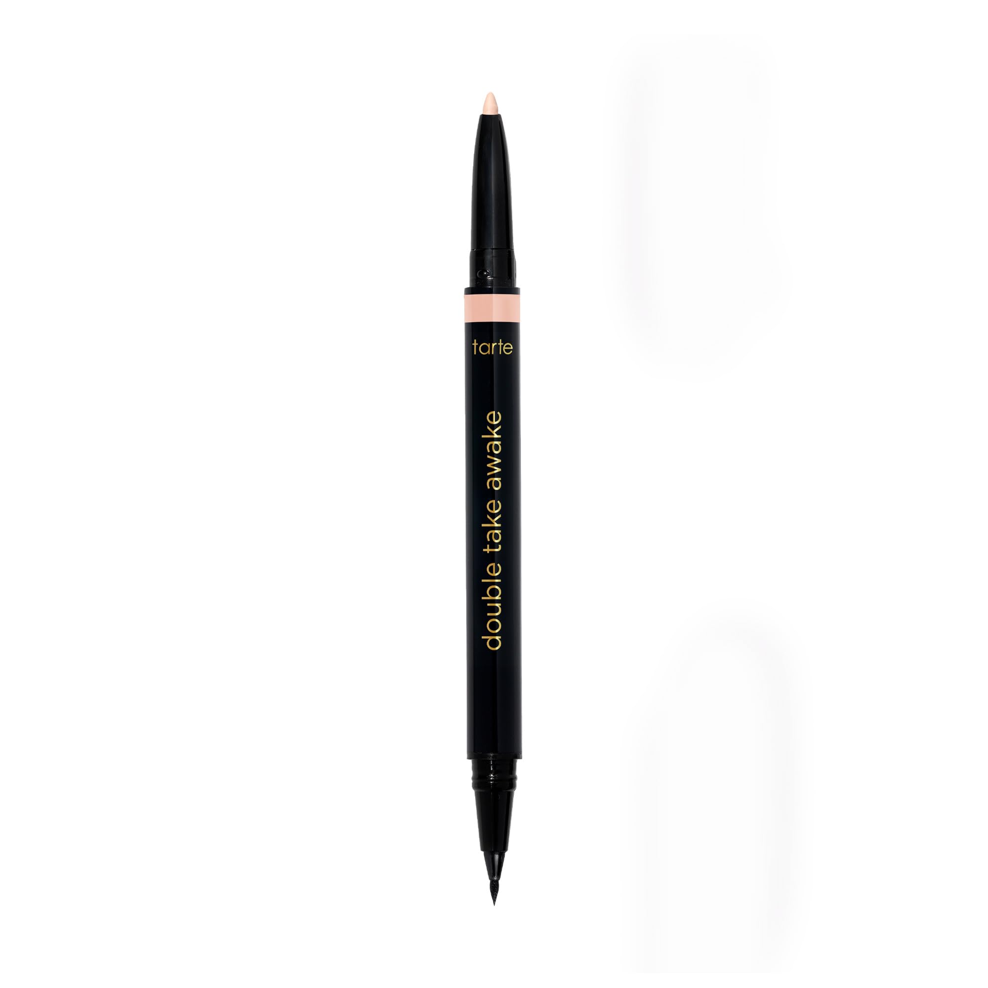 tarte Double Take Awake micro liquid liner tip glides along lashline for smooth pigment