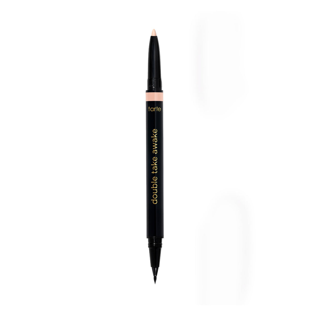 tarte Double Take Awake micro liquid liner tip glides along lashline for smooth pigment