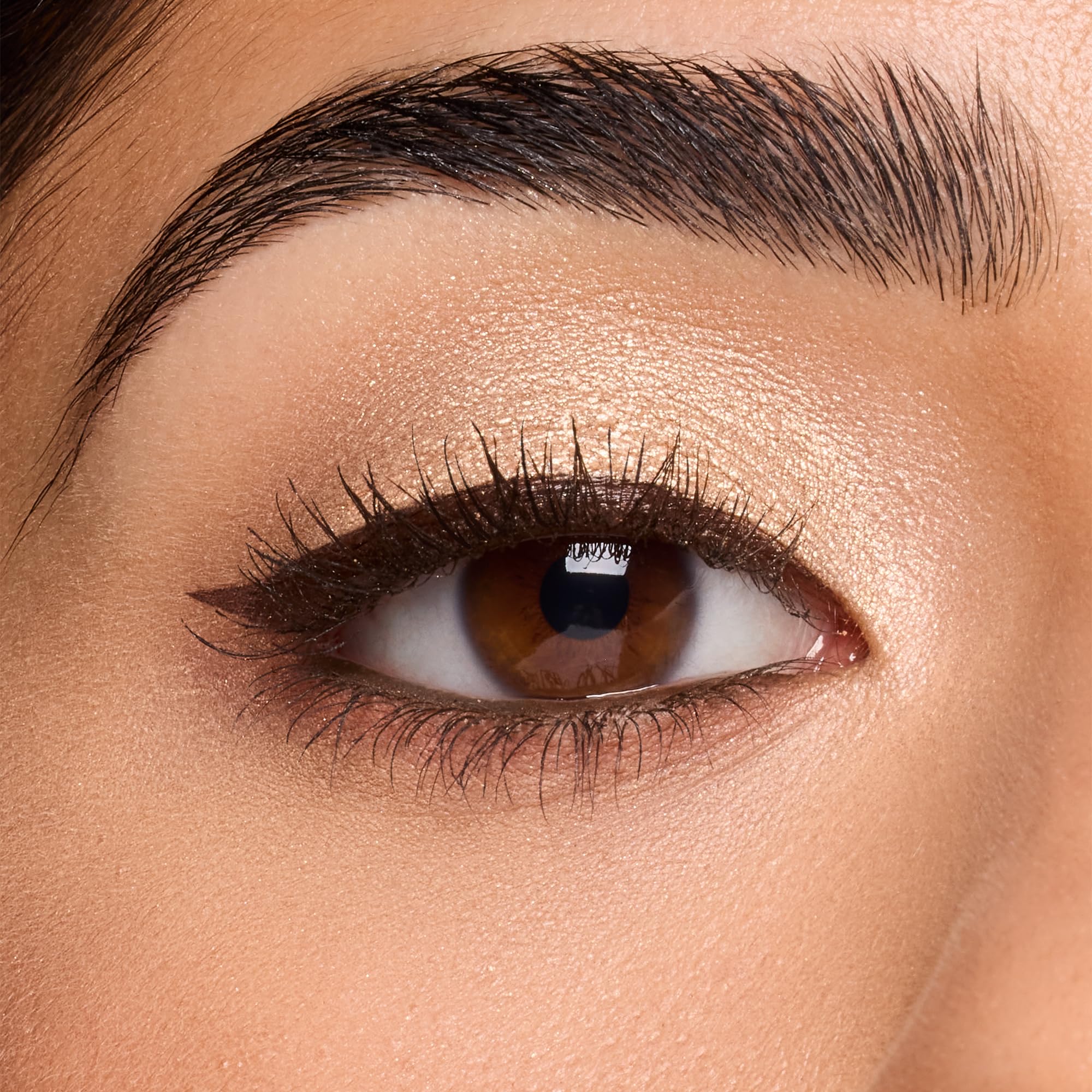 Tarte Double Take gel pencil at inner rim for tightlining and definition.