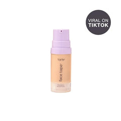 Acabado mate natural de tarte face tape foundation para piel suave
