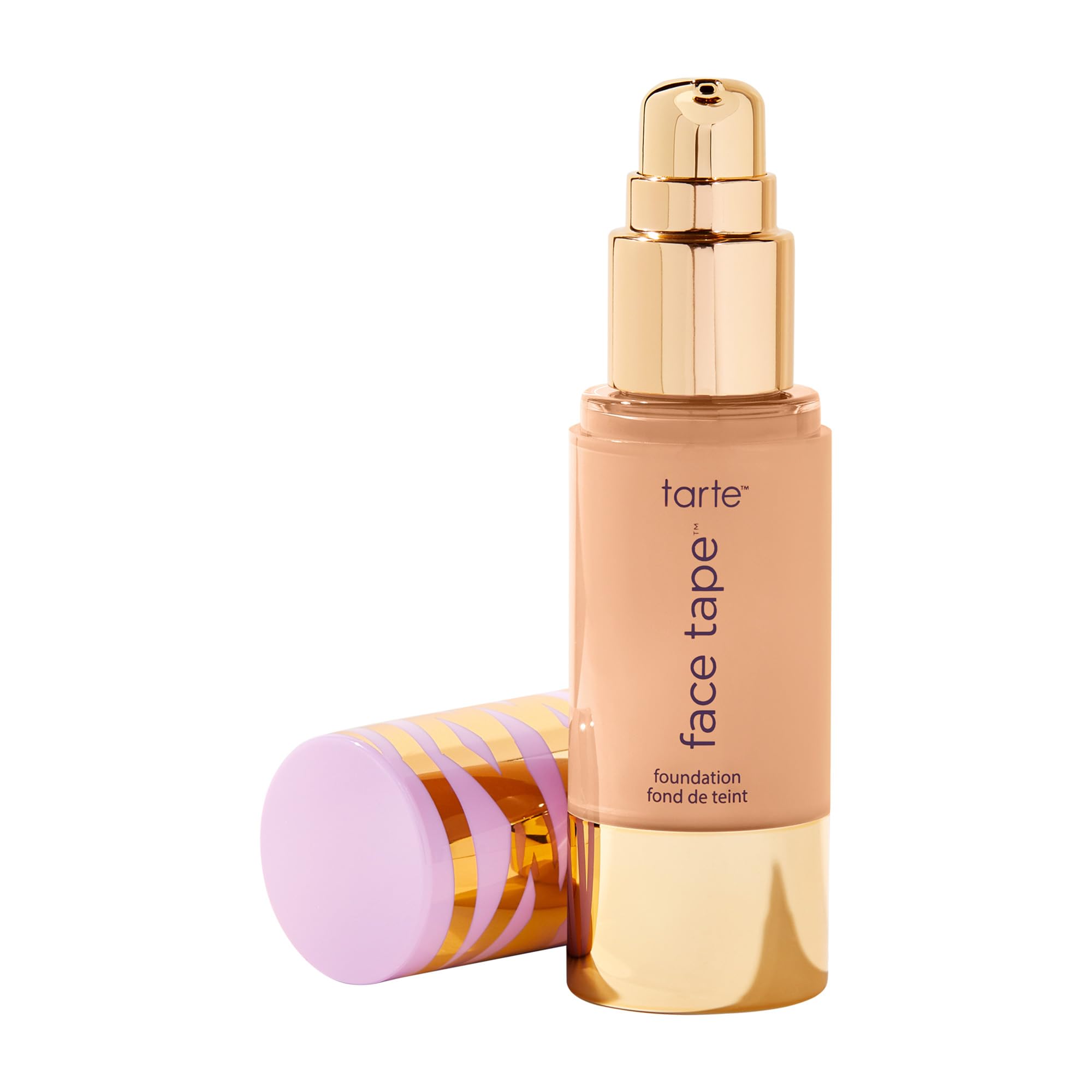 Tarte Face Tape Foundation bottle front showing full-coverage makeup for a natural matte finish.