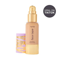 tarte Face Tape Foundation natural matte finish swatches reveal seamless coverage