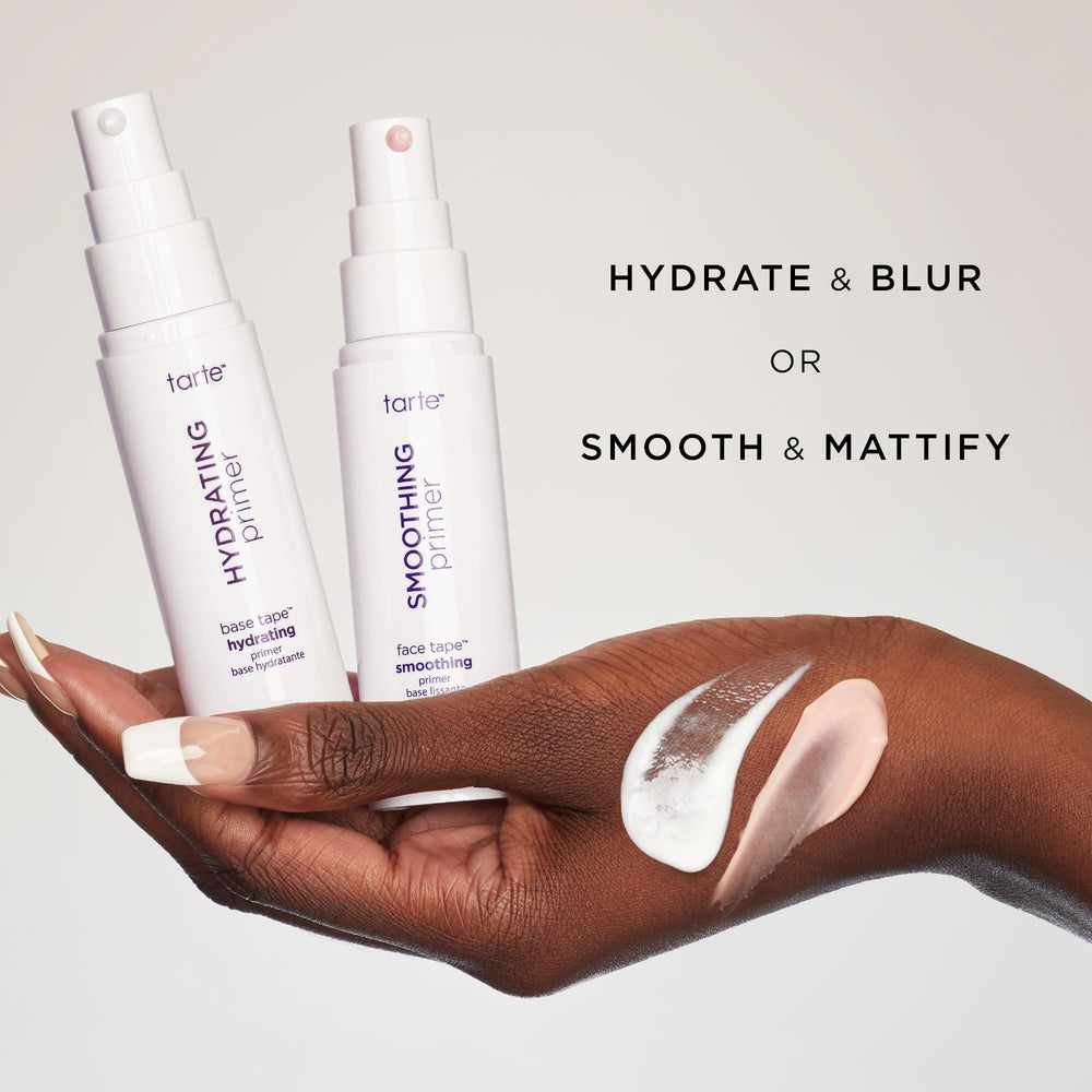 Tarte Face Tape smoothing primer full-size packaging highlighting vegan, cruelty-free formula
