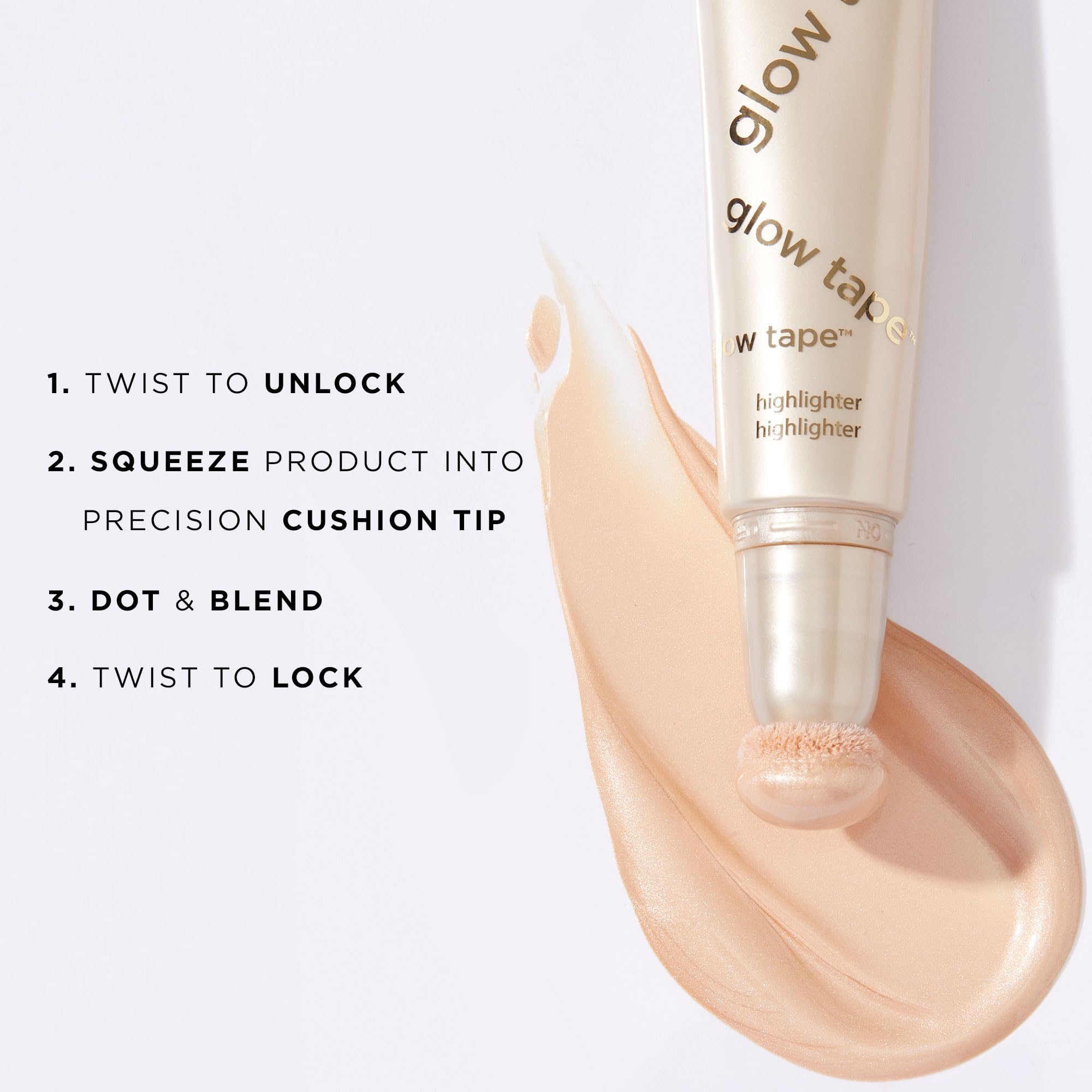 tarte Glow Tape Highlighter shea and mango butter moisturizes skin