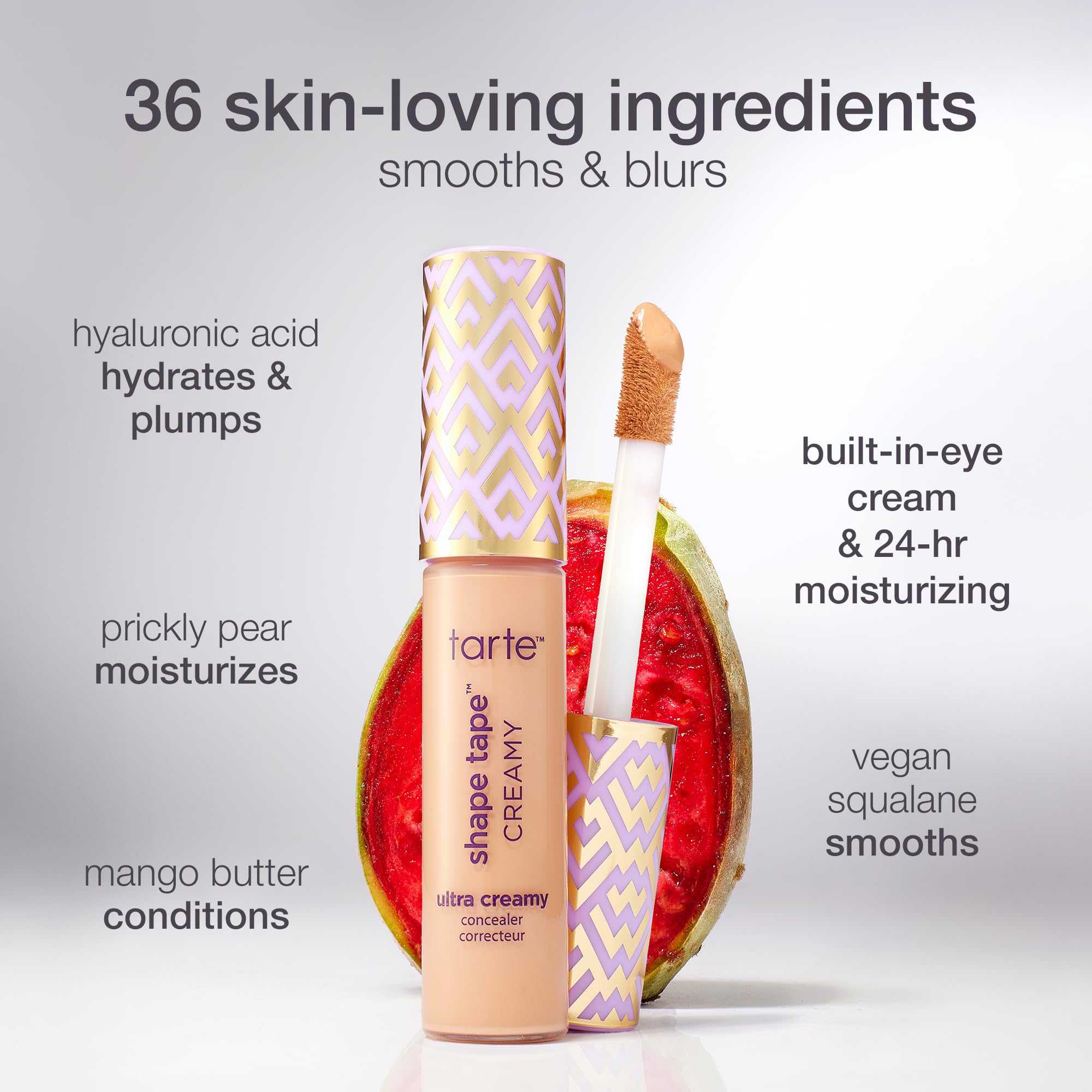 Tarte Shape Tape hyaluronic acid for surface hydration