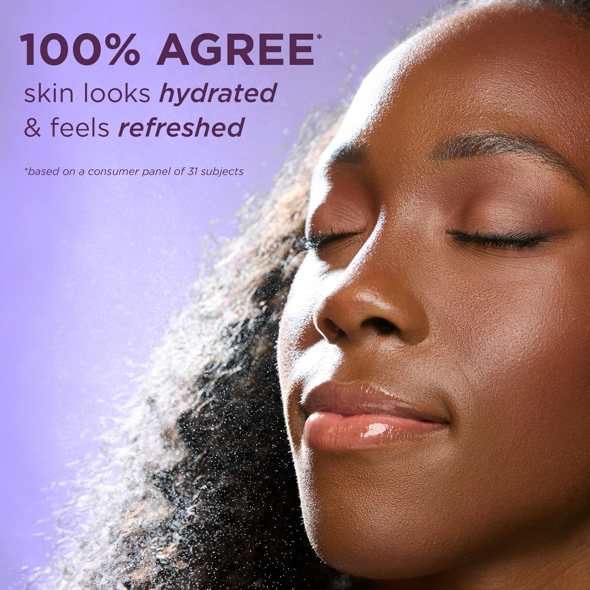 tarte Life Lock spray brush application for richer pigment payoff