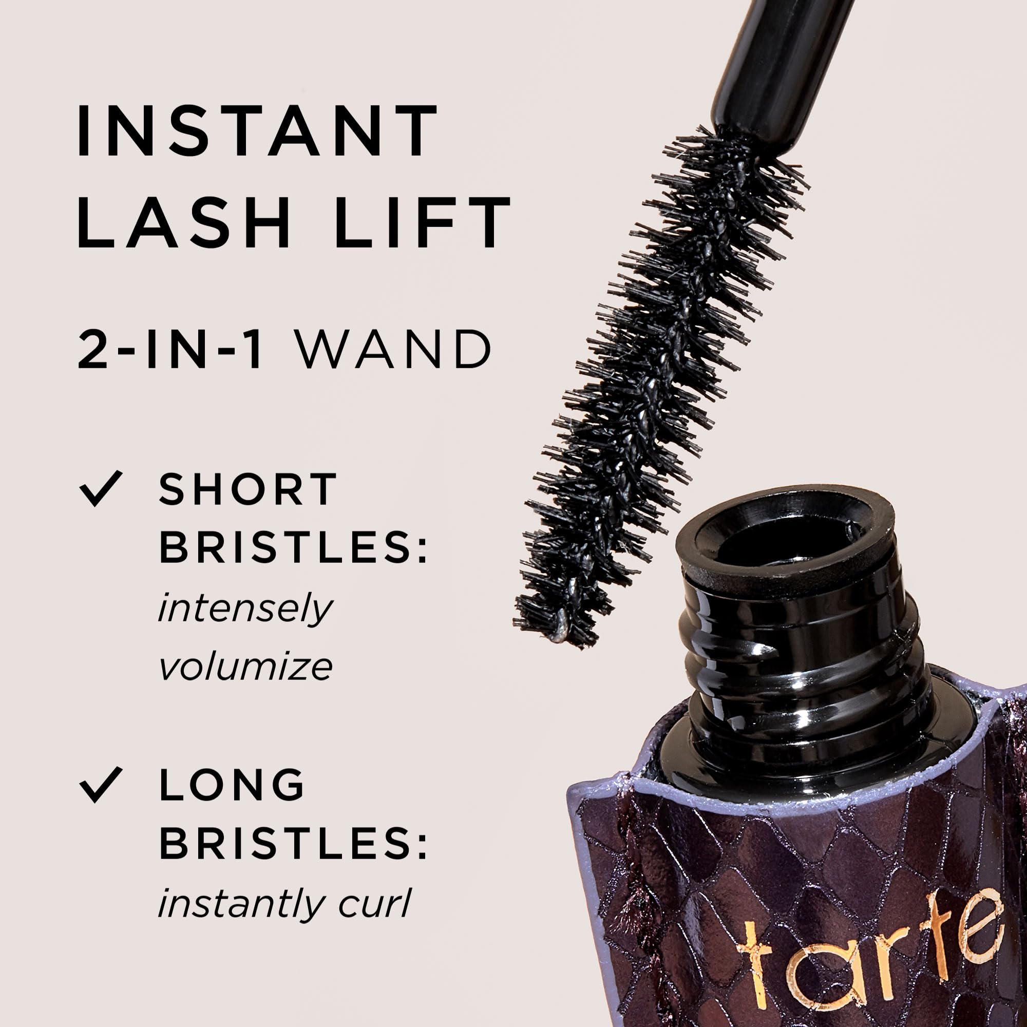 tarte lights, camera, lashes cera de carnauba para aplicación suave