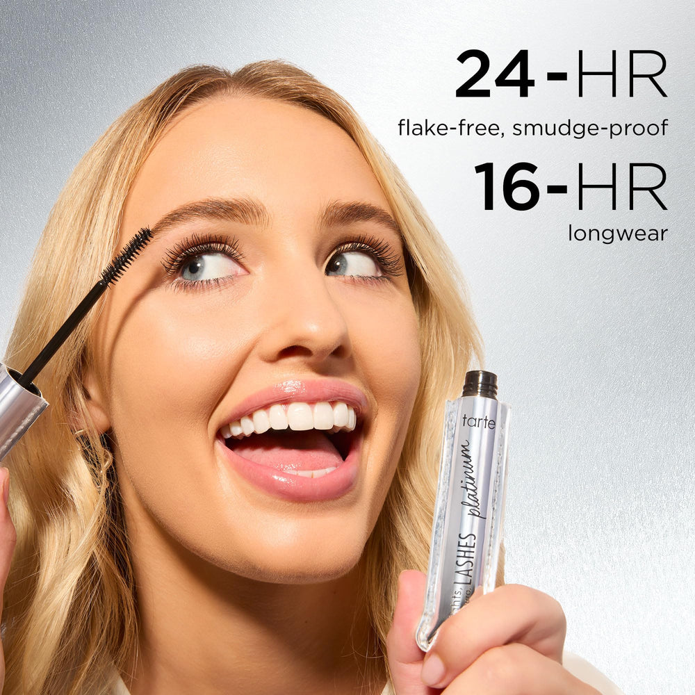 tarte Lights, Camera, Lashes Mascara delivers 24-hour flake-free wear