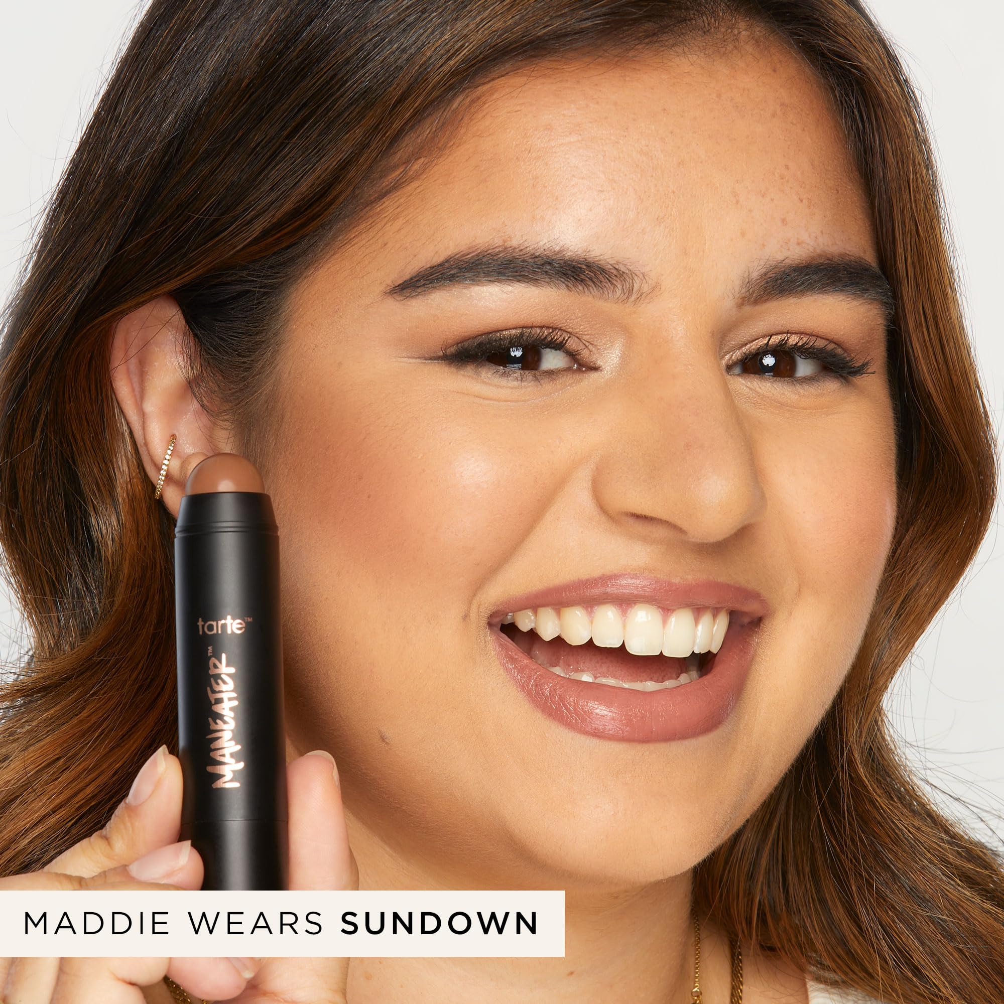 tarte maneater silk stick bronzer-triple-oil-blend nourishes skin while delivering lasting color