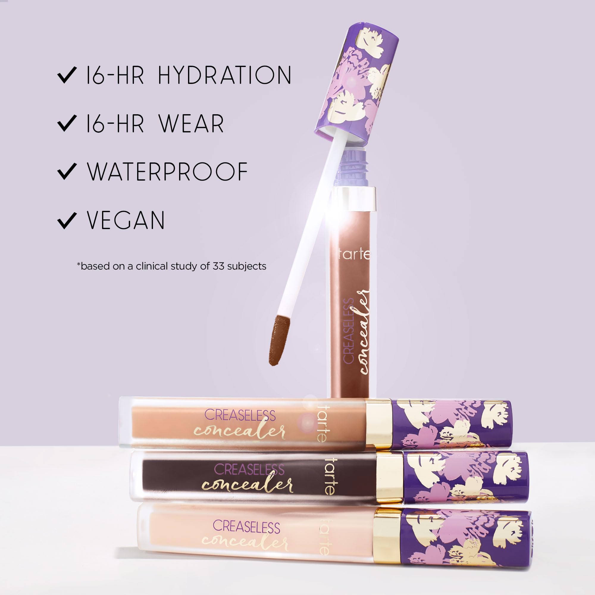 Tarte Maracuja Creaseless Concealer hidrata durante 16 horas.