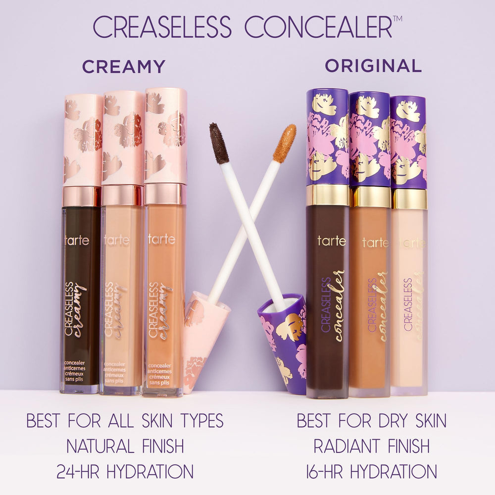 Tarte Maracuja Creaseless Concealer ideal para piel seca gracias a la hidratación.