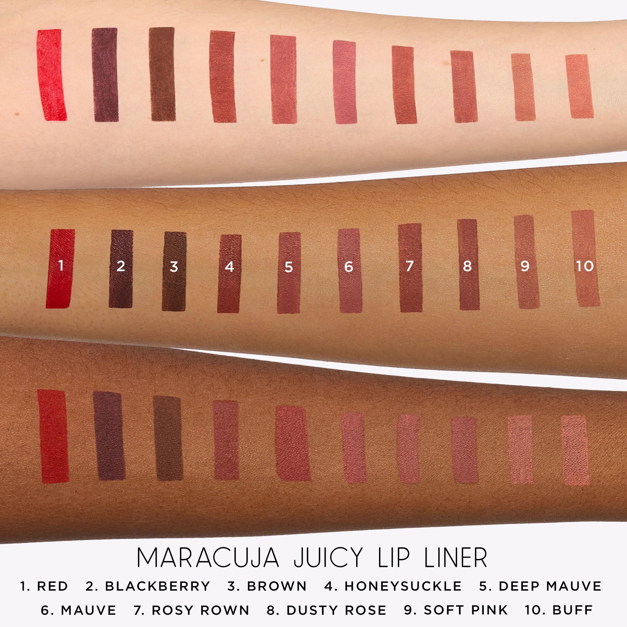 tarte maracuja juicy lip liner vegan cruelty-free logo visible.