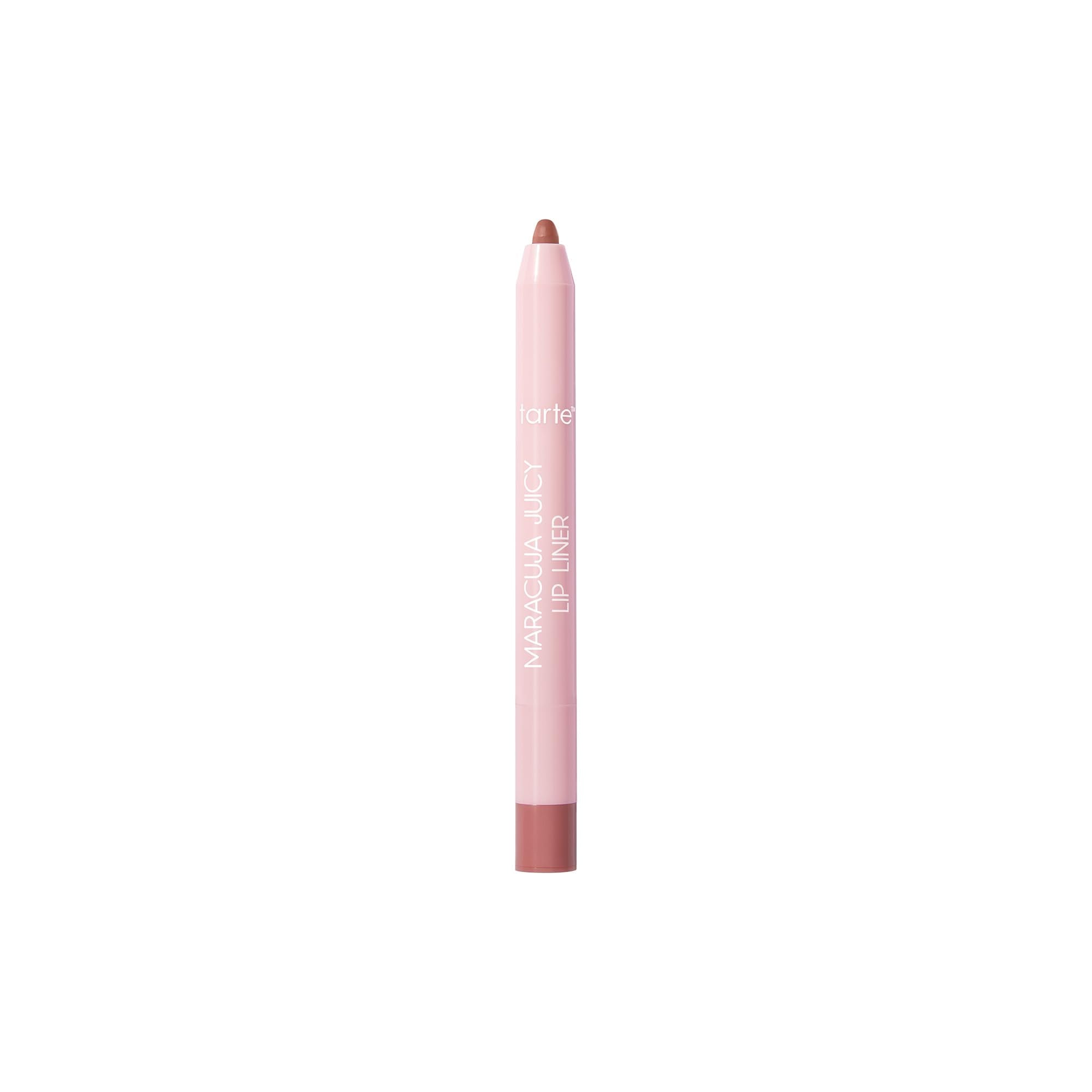 tarte maracuja juicy lip liner packaging highlights sleek design and travel-friendly size.