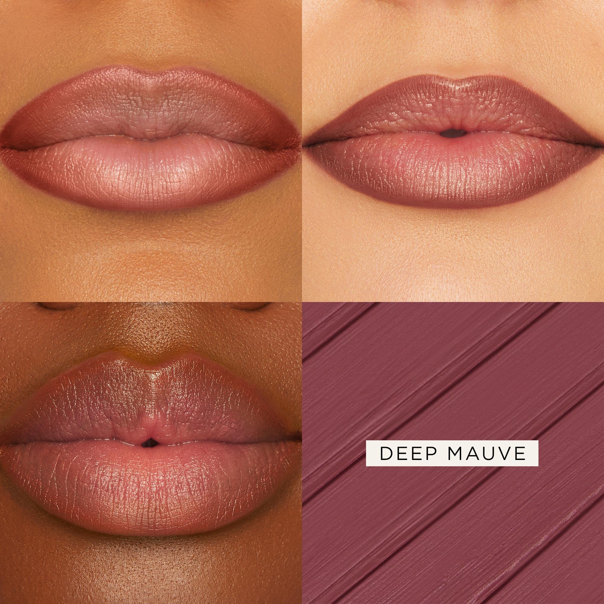 Tarte Maracuja Juicy Lip Liner swatch shows deep mauve color for vivid definition