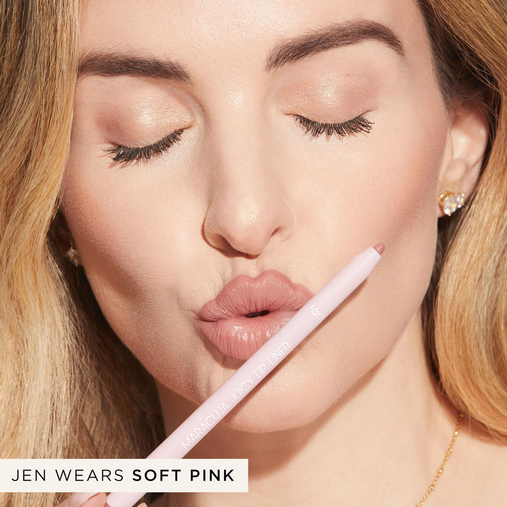 tarte maracuja juicy lip liner travel size display.