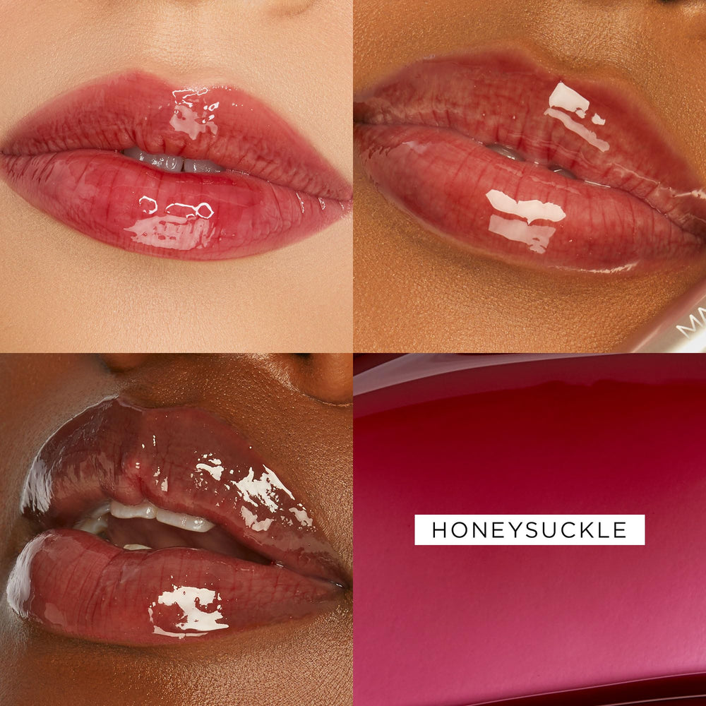 tarte maracuja juicy lip plump gloss close-up shows volume and shine