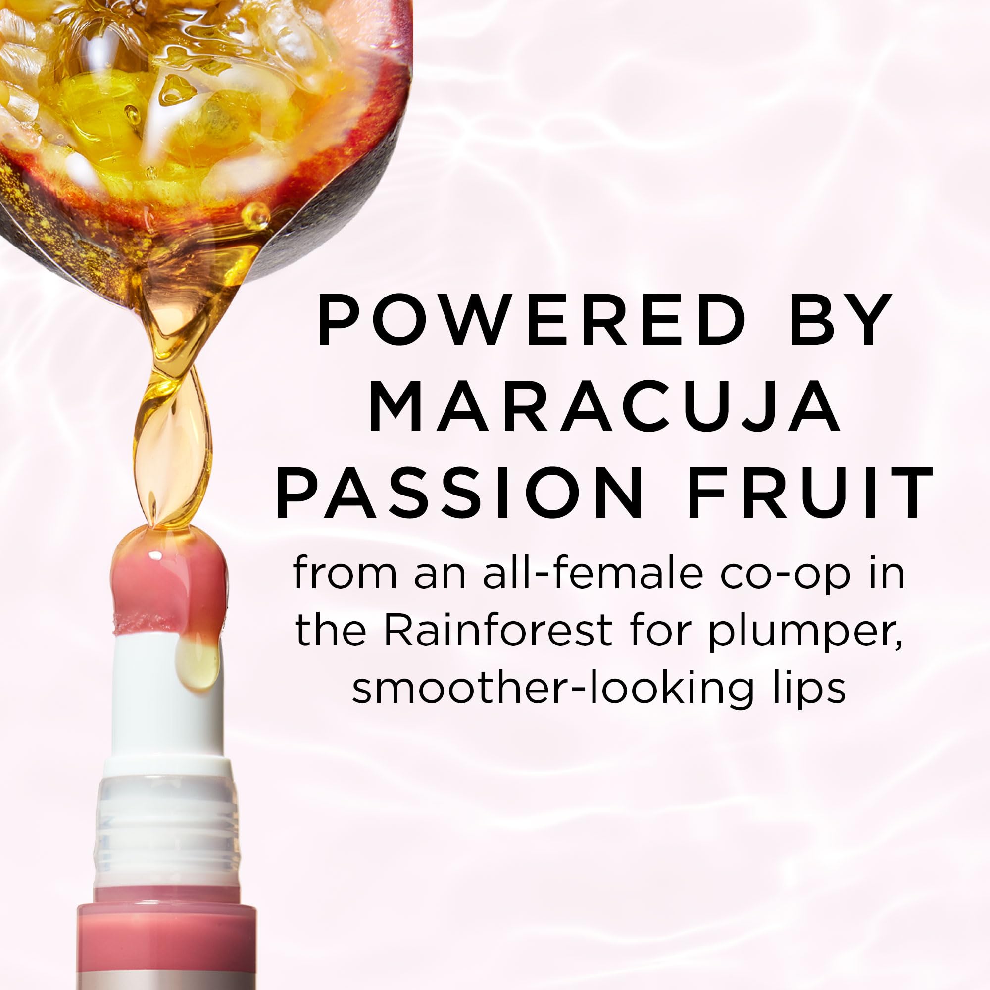 tarte maracuja juicy plumping lip oil with conditioning shine
