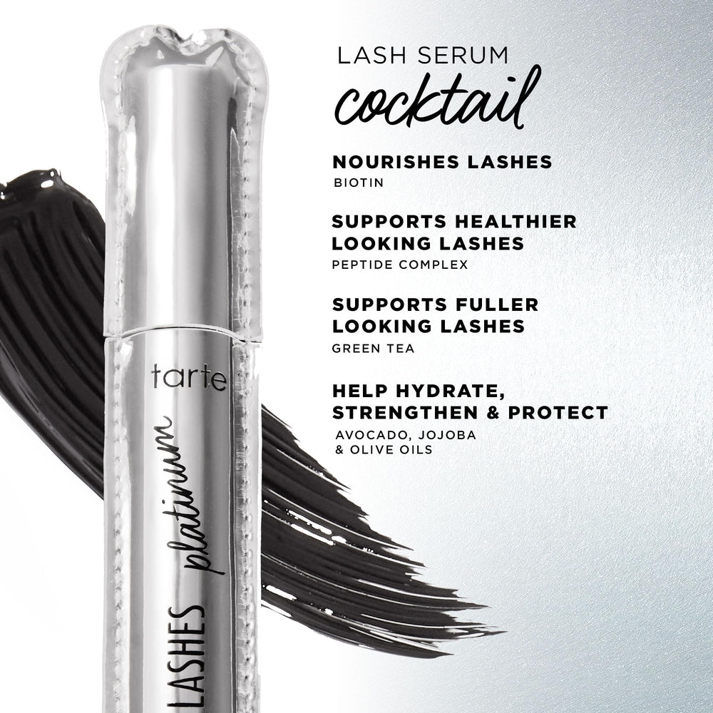 tarte Lash Serum with jojoba oil hydrates and strengthens lashes
