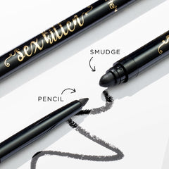 tarte sex kitten liner packaging box highlights full-size black formula.