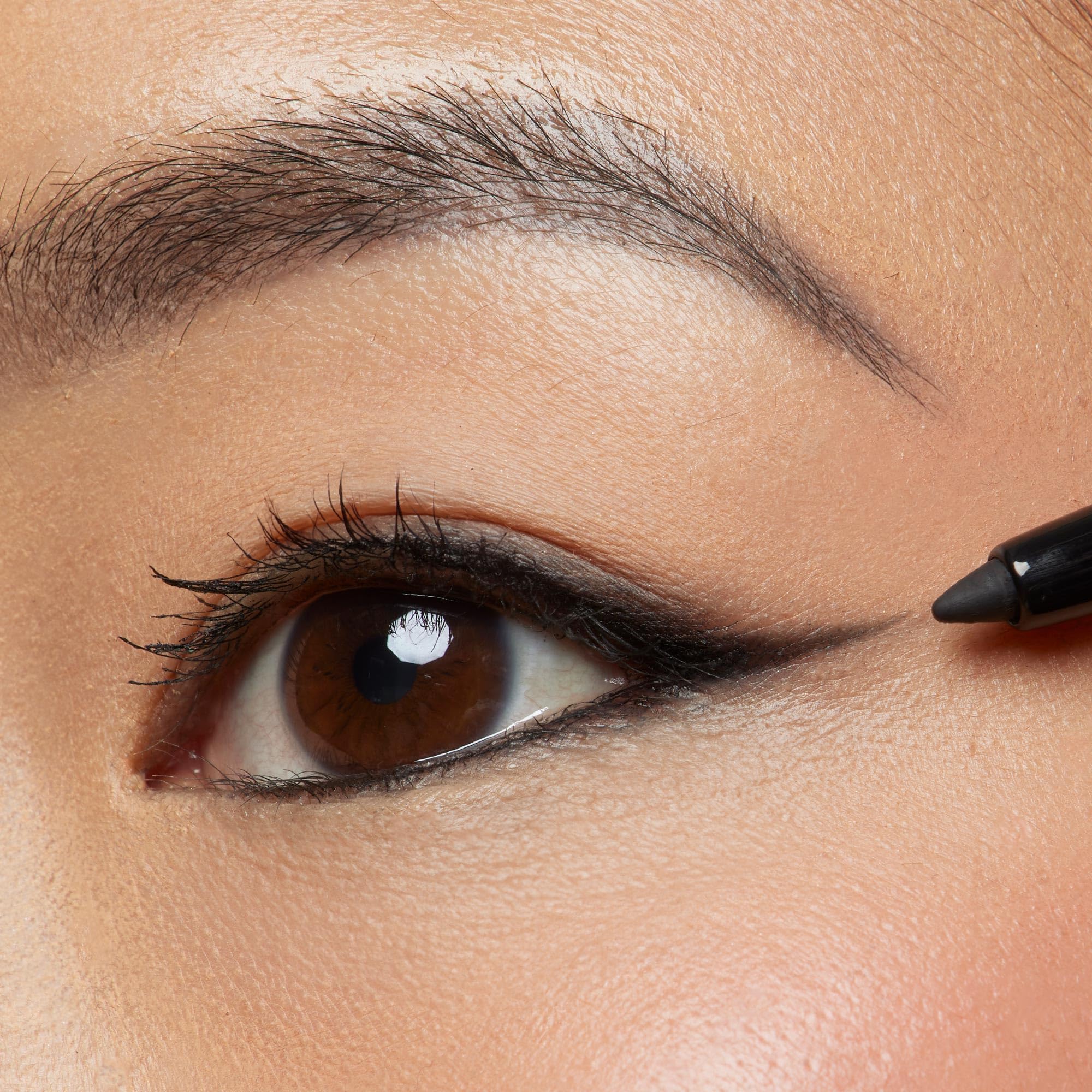 tarte sex kitten liner waterproof formula swatch demonstrates lasting hold.