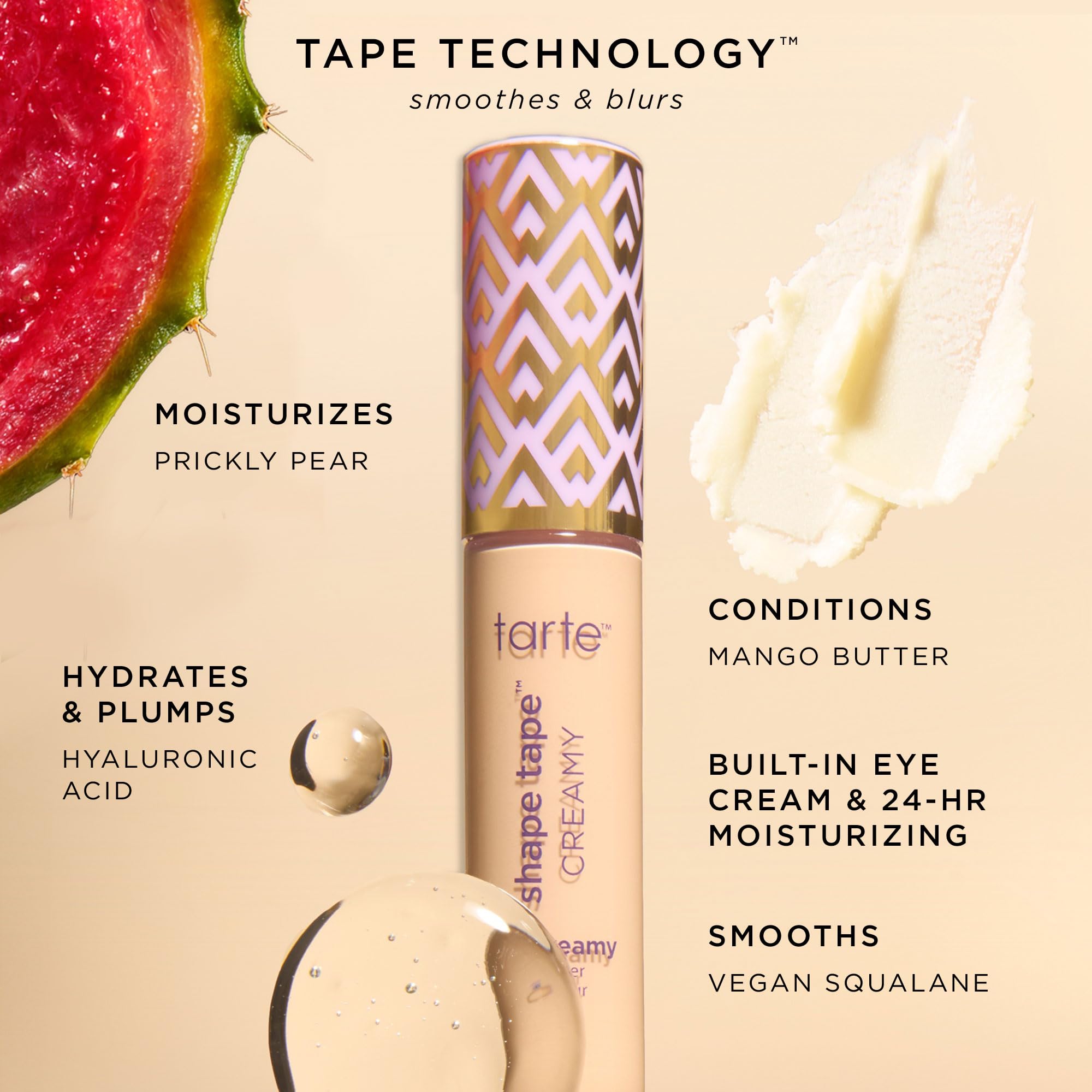 cobertura de ojeras con tarte shape tape rostro uniforme