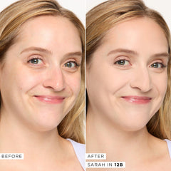 tarte Shape Tape Concealer acabado mate natural para un rostro uniforme.
