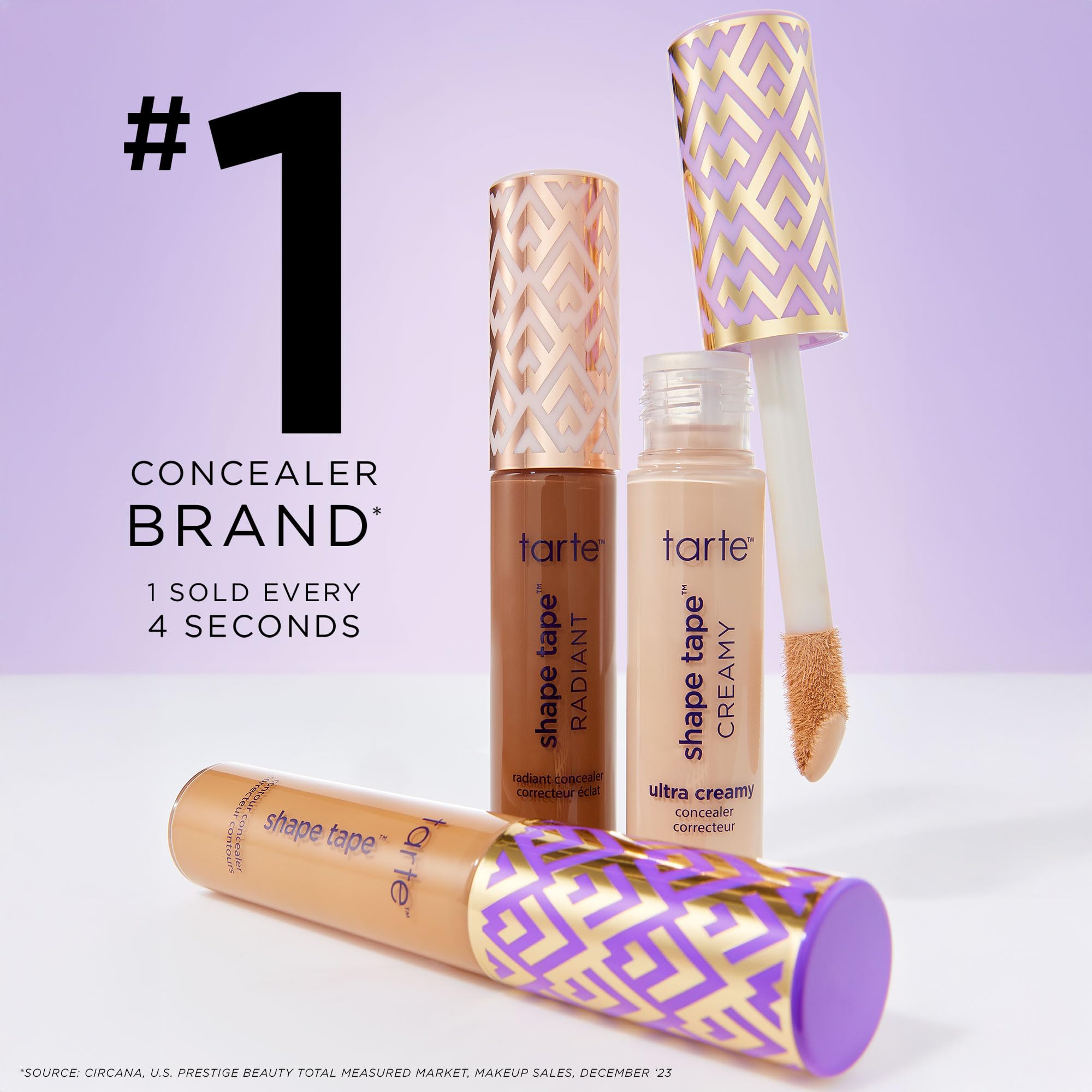 blurred fine lines around eyes with tape technology