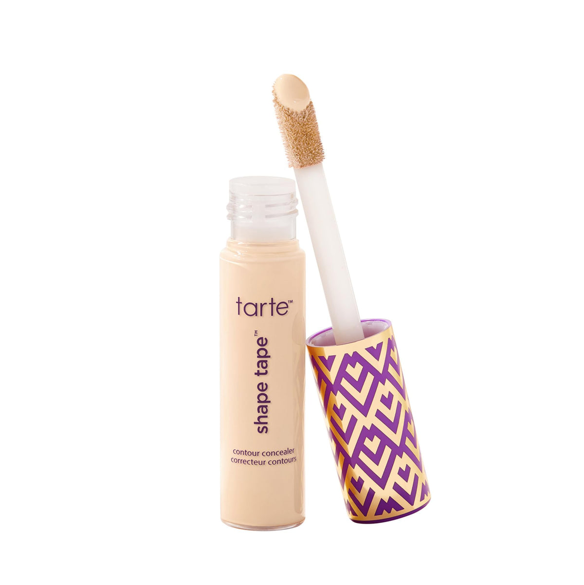 tarte Shape Tape concealer full-coverage application for a natural matte finish