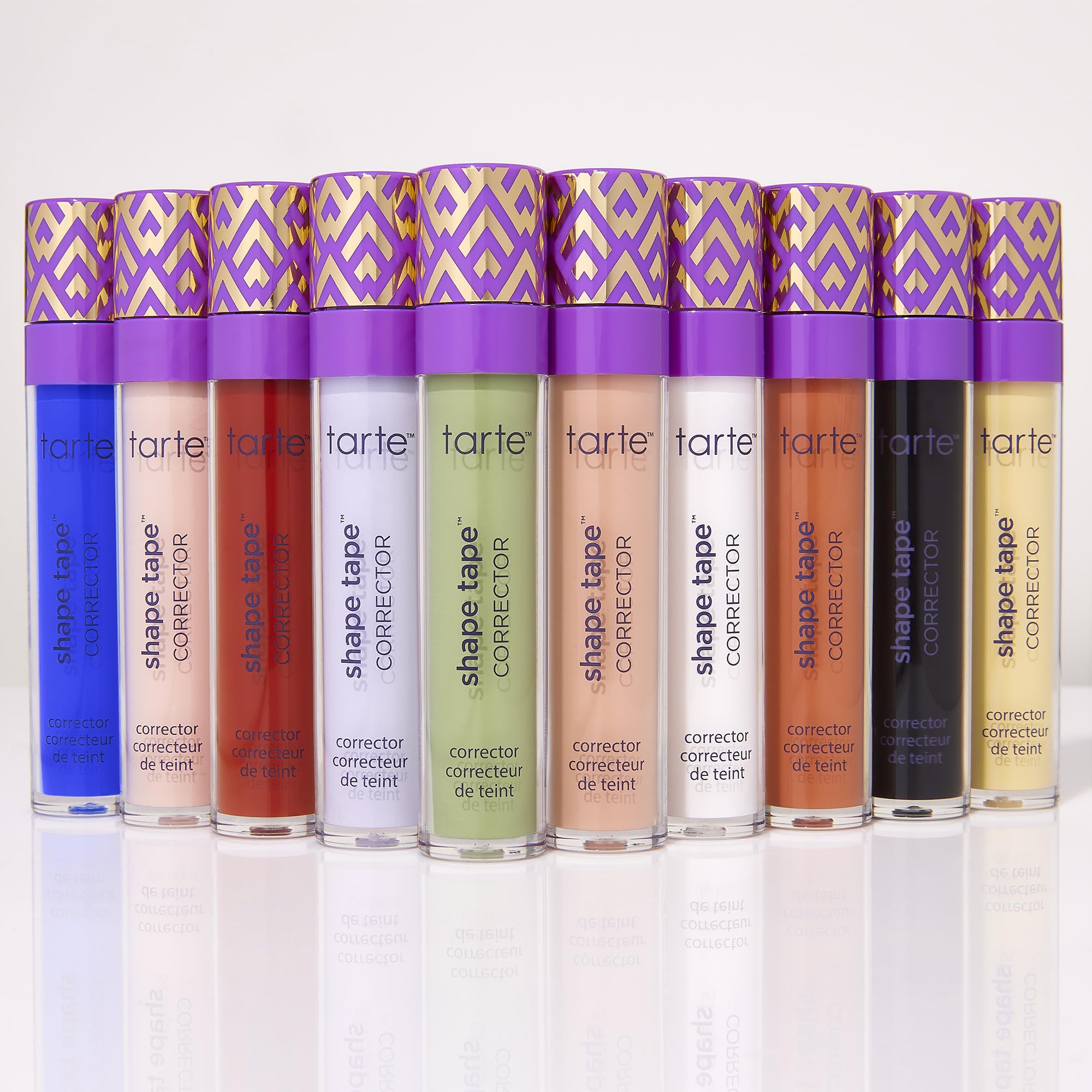 tarte Shape Tape Peach dispensing view illustrating easy-to-use applicator