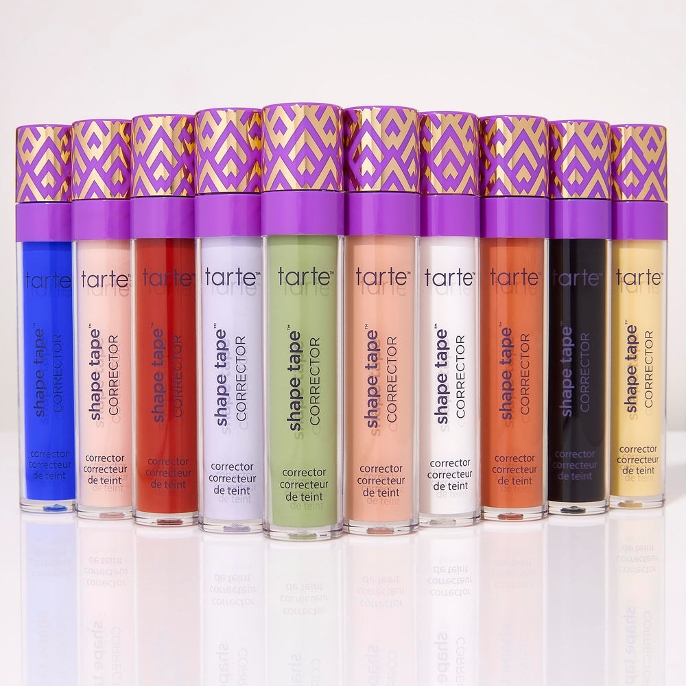 tarte Shape Tape Peach dispensing view illustrating easy-to-use applicator