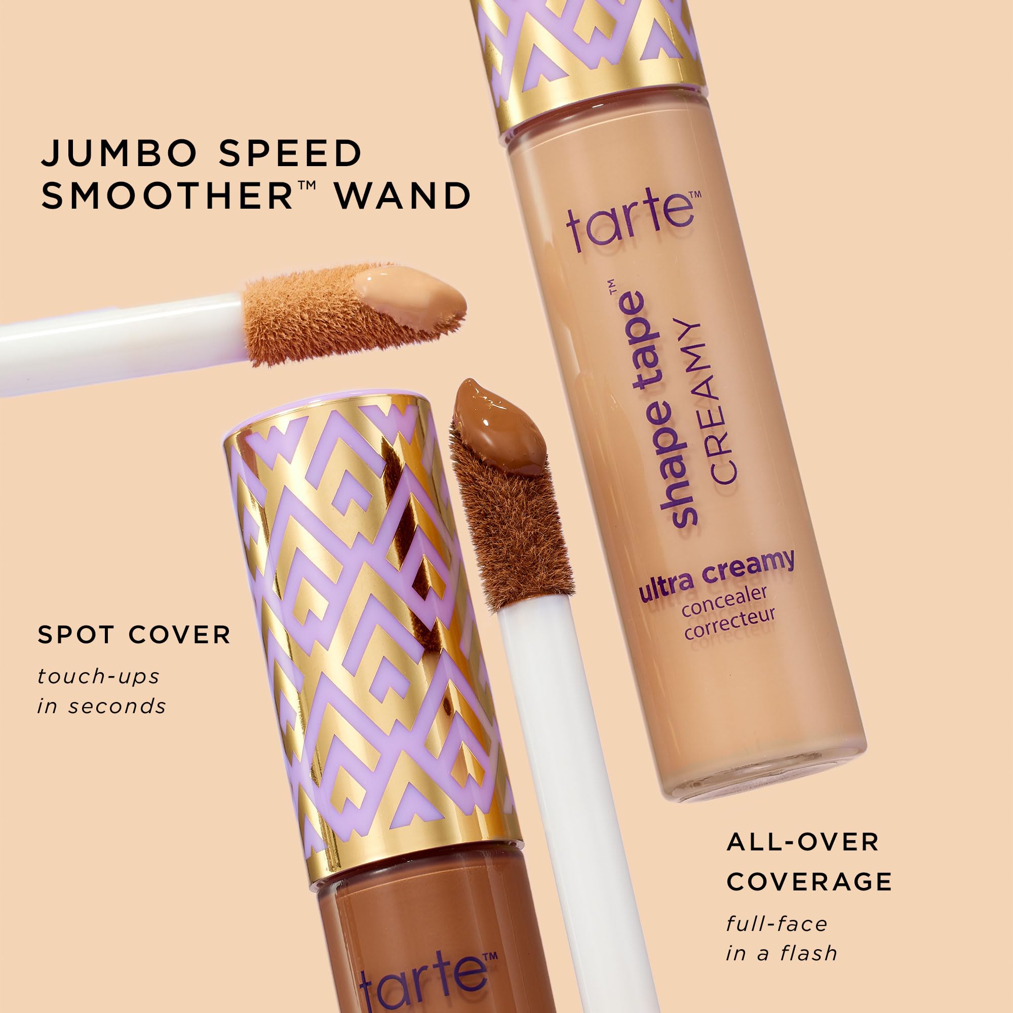 difuminación de lineas finas y poros con tarte shape tape