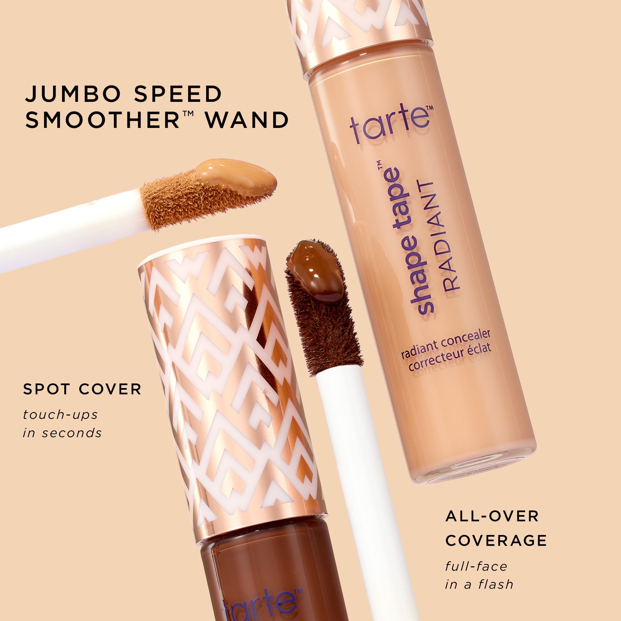 tarte Shape Tape Radiant Concealer waterproof all-day wear visual