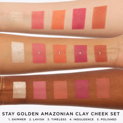 tarte Stay Golden blush compact in peony shade adds lasting radiance