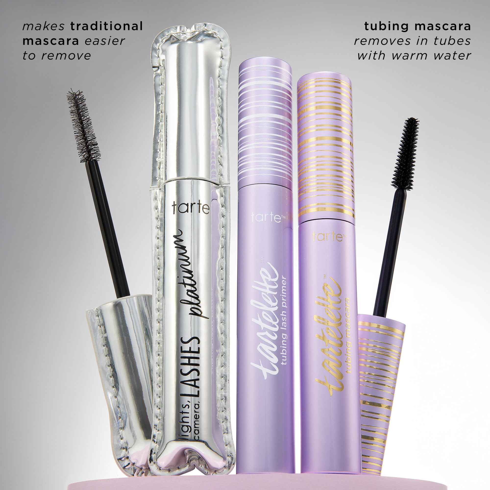 tarte tartelette tubing lash primer shea butter ingredient provides conditioning for lashes.