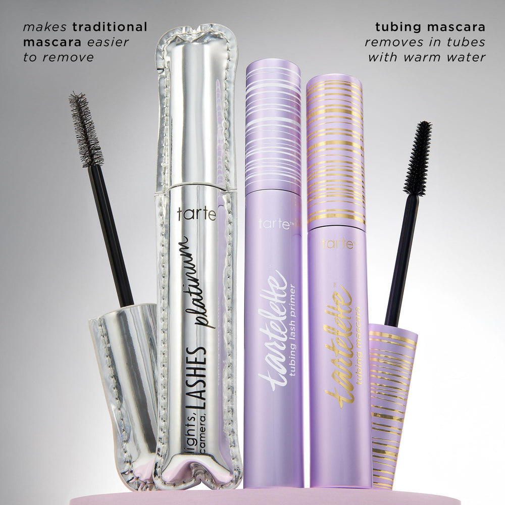 tarte tartelette tubing lash primer shea butter ingredient provides conditioning for lashes.