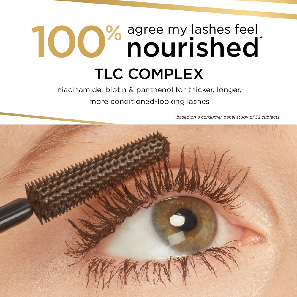 Tarte tartelette tubing mascara 24hr wear test image suggests all-day smudge-proof performance
