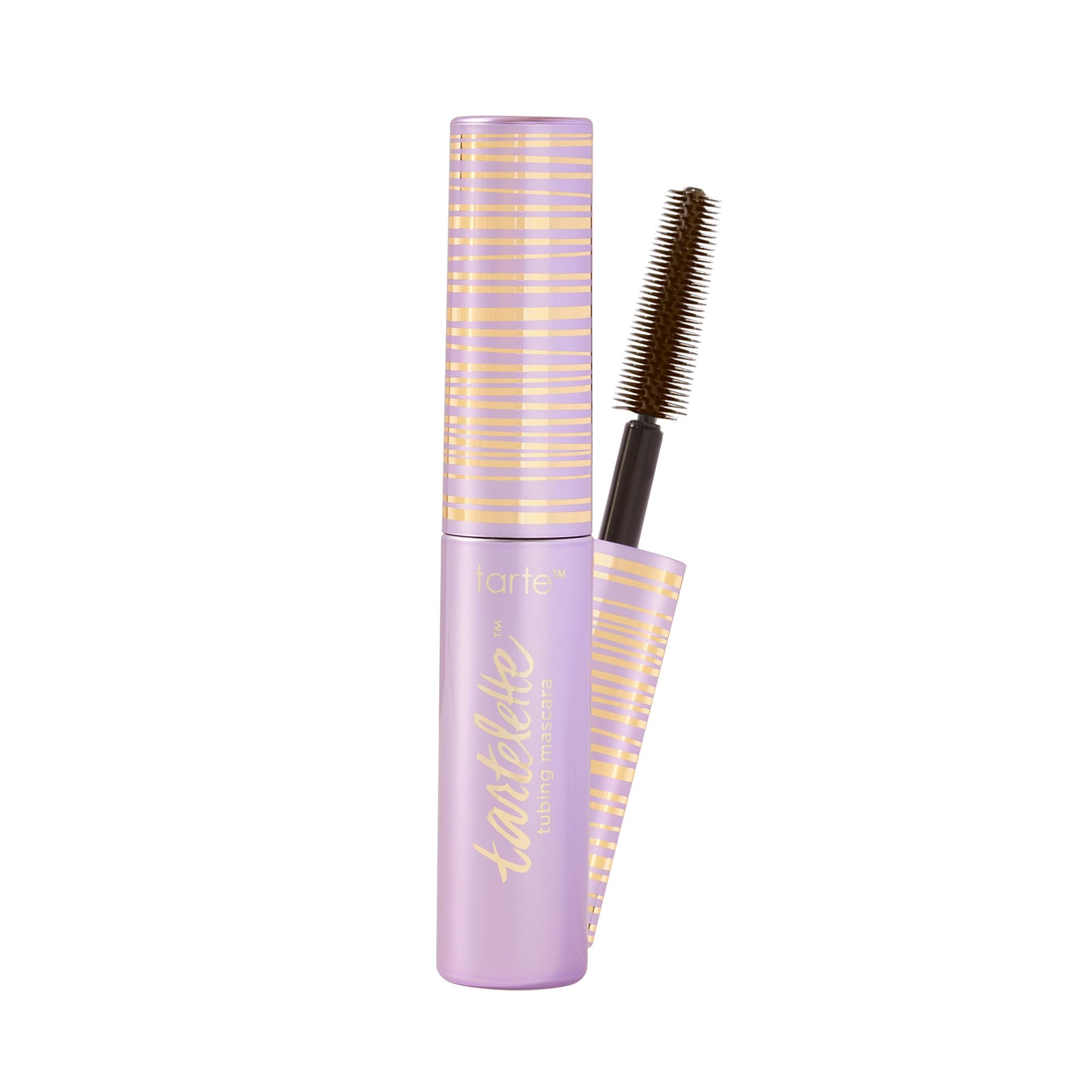 Tarte tartelette tubing mascara brown wand close-up highlights easy-to-remove tubing technology