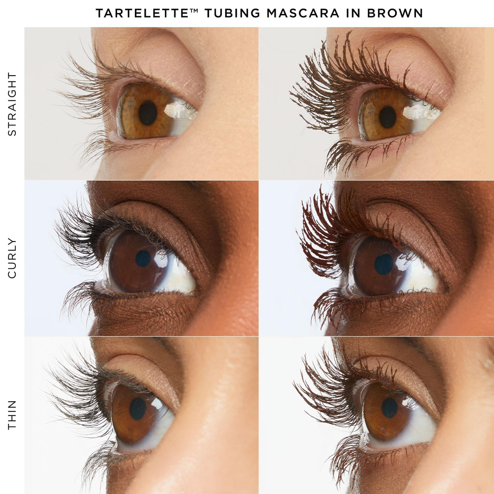 tarte tartelette tubing mascara shea butter and castor oil nourish lashes