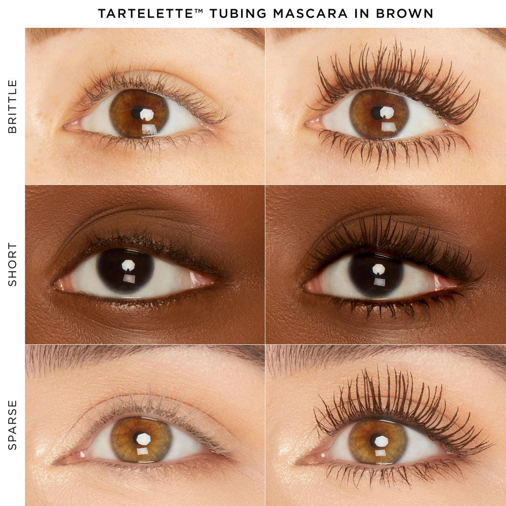 tarte tartelette tubing mascara tube-removal with warm water makes cleansing easy