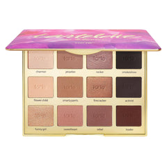 tarte tartelette in bloom palette packaging closeup highlights vegan design for cruelty-free shoppers