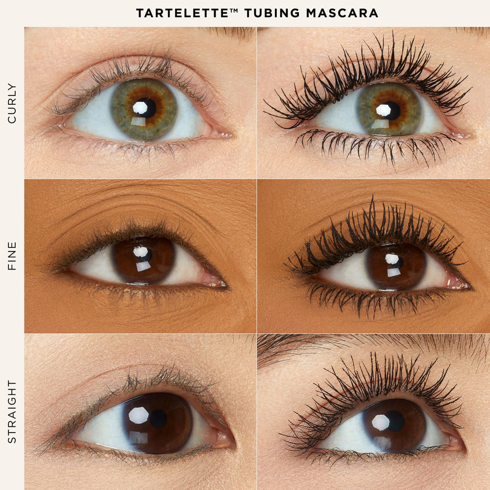 Tartelette tubing mascara 24-hour wear resists smudges and flakes.