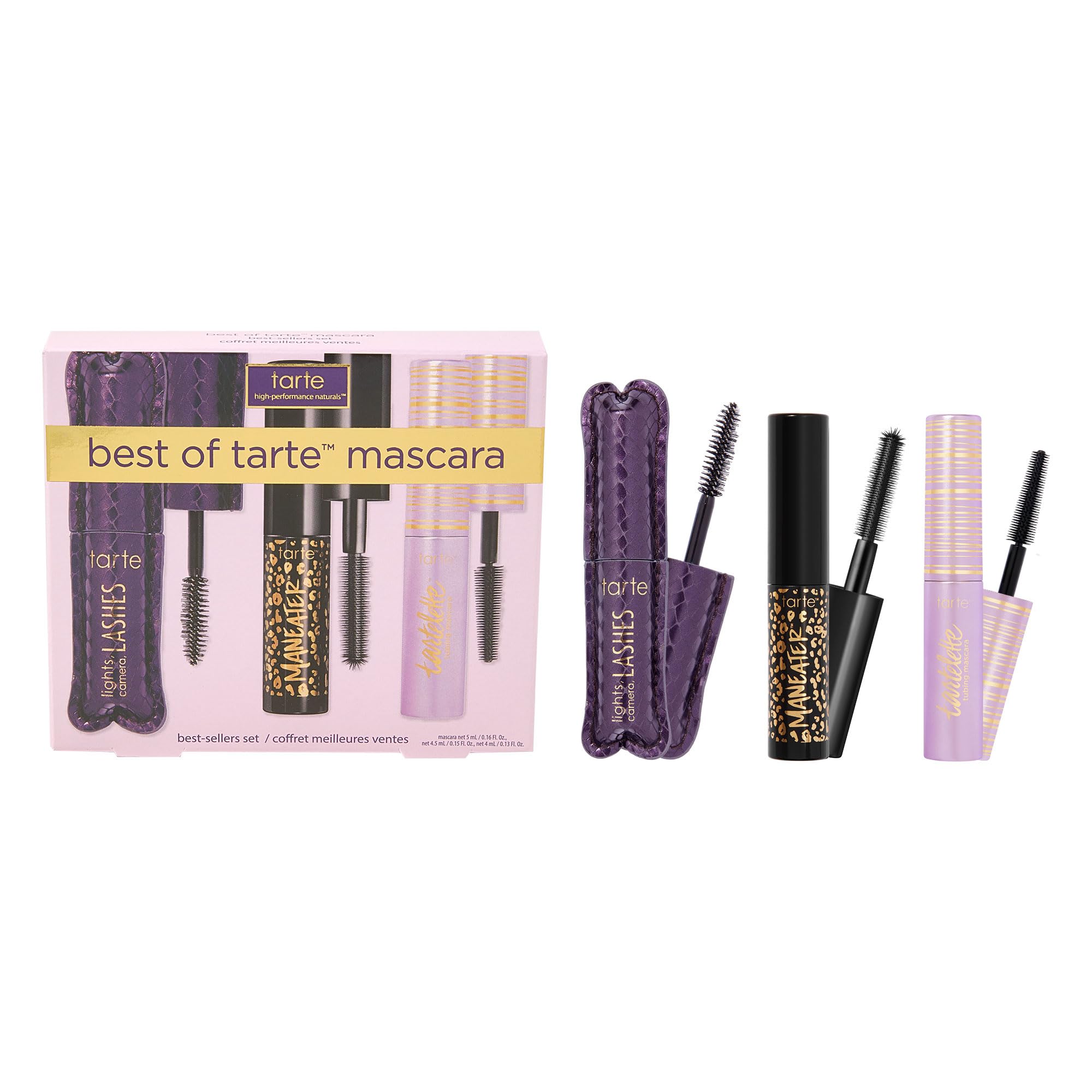 Tartelette tubing mascara with 360-lash extension for all-day definition.