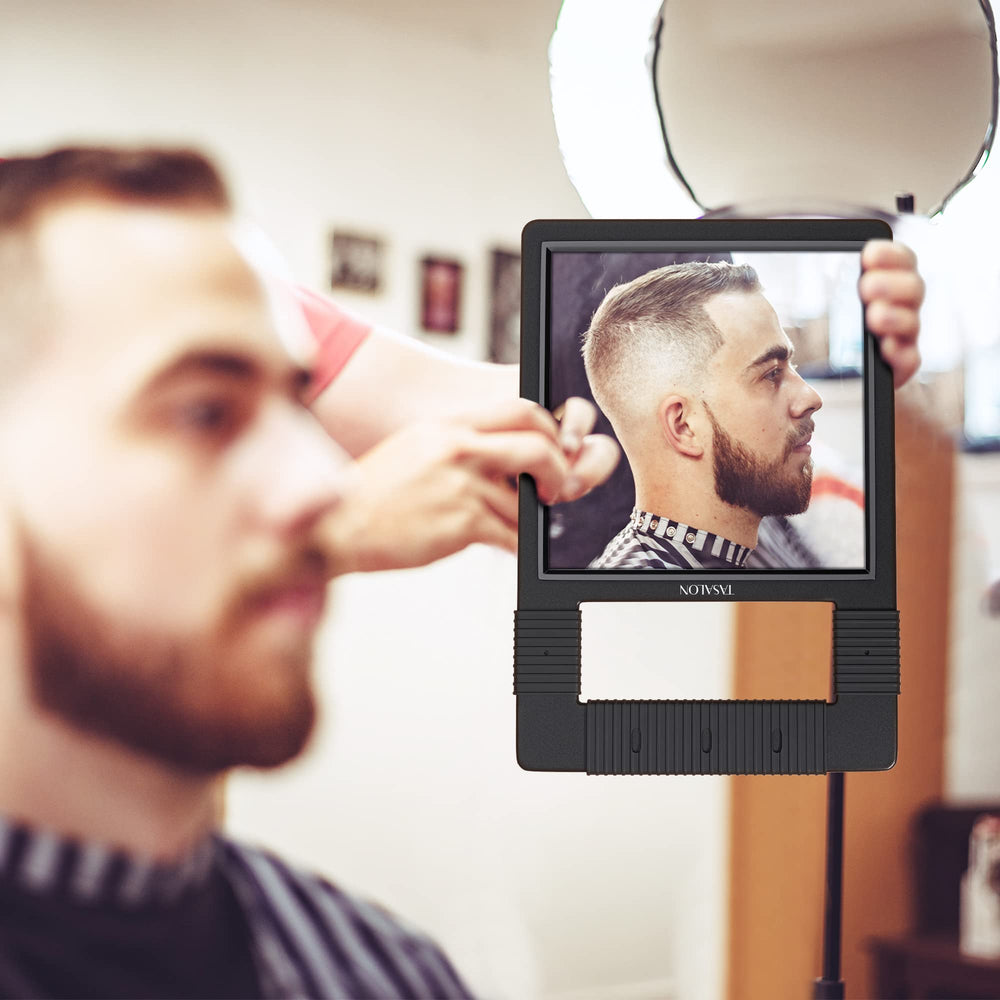 TASALON lightweight hand mirror with compact 12.2 x 9 inch size.