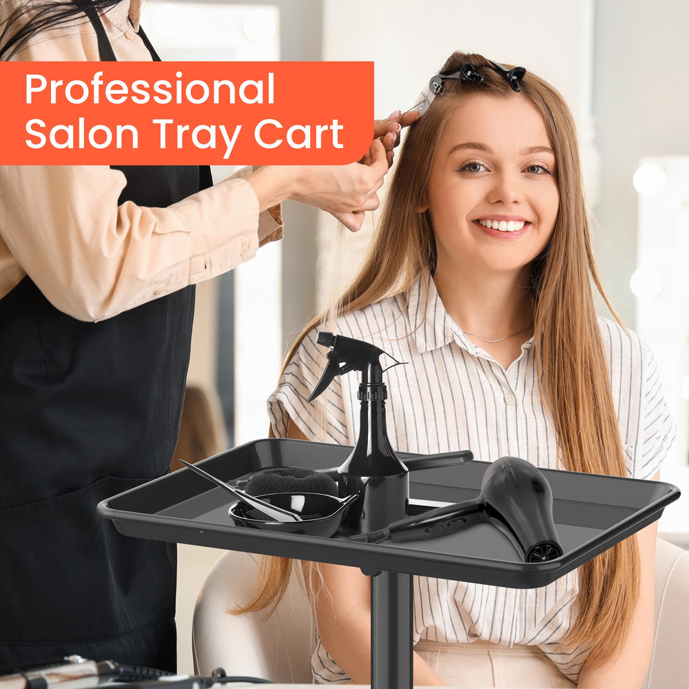 TASALON rolling salon cart storage area keeps essentials organized
